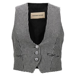 Houndstooth waistcoat