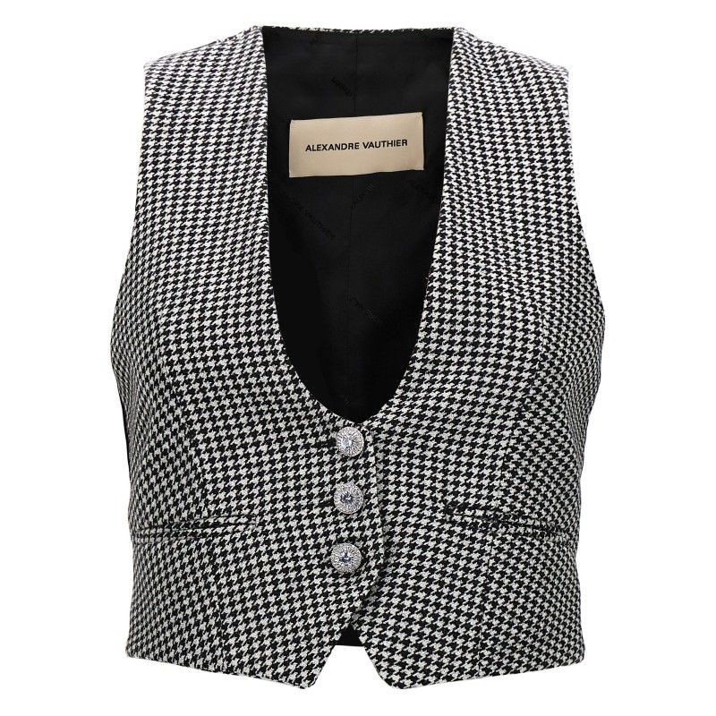 Houndstooth waistcoat