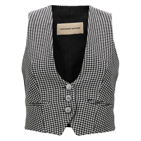 Houndstooth waistcoat