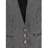 Houndstooth waistcoat
