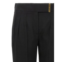 Metal bar detail trousers