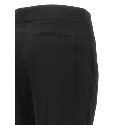 Metal bar detail trousers