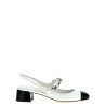 Patent leather slingback