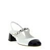 Patent leather slingback