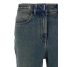 Chain jeans with logo