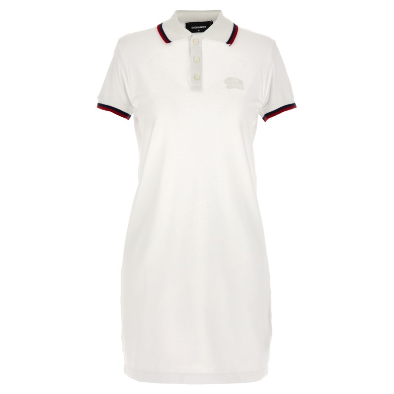 Maxi cut out polo dress