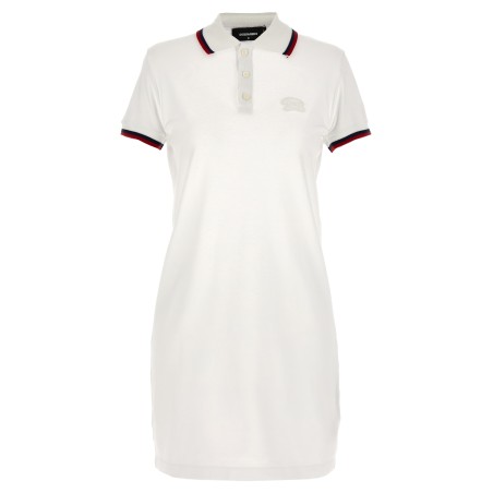 Maxi cut out polo dress