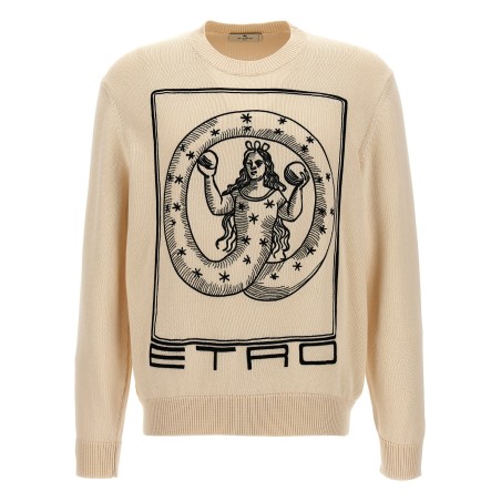 Logo embroidery sweater