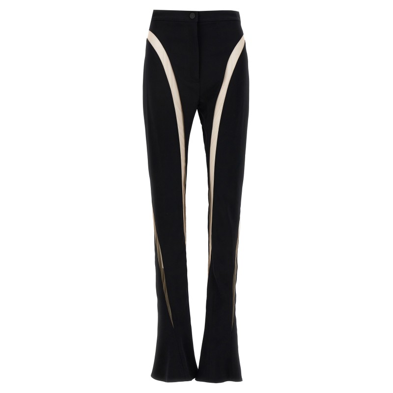 Mesh insert leggings