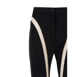 Mesh insert leggings