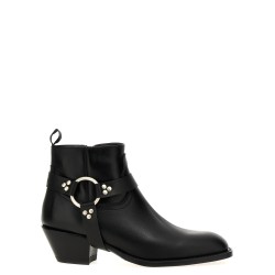 'Dulce Belt' ankle boots