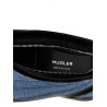 'small denim spiral curve 01' shoulder bag