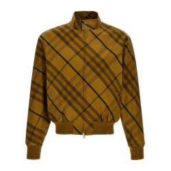 Check print jacket