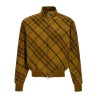 Check print jacket