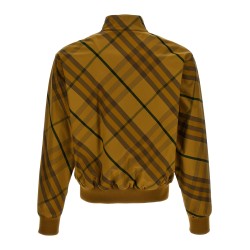 Check print jacket