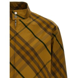 Check print jacket