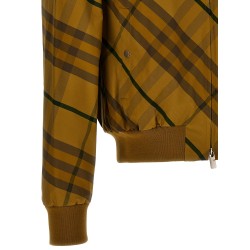 Check print jacket