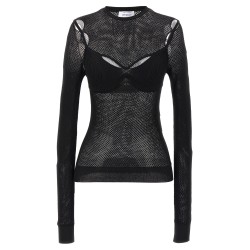 'Net Arrow Bralette' top