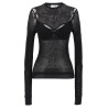 'Net Arrow Bralette' top