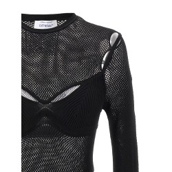 'Net Arrow Bralette' top
