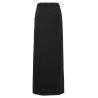 Long wool skirt