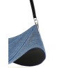 'medium denim spiral curve 01' shoulder bag