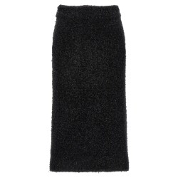 Tweed midi skirt
