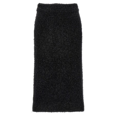 Tweed midi skirt