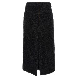Tweed midi skirt