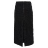 Tweed midi skirt