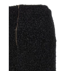Tweed midi skirt