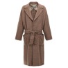 Single-breasted wool coat
