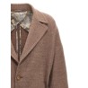 Single-breasted wool coat
