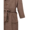 Single-breasted wool coat