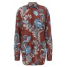 Floral foliage shirt