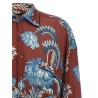 Floral foliage shirt