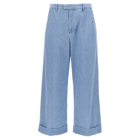 Valentino Garavani turn-up jeans
