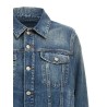 Layered denim jacket