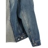 Layered denim jacket