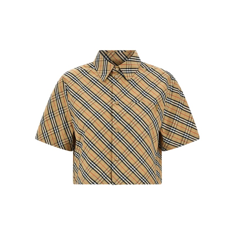 'B Shield' check shirt