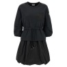 Two-material dress