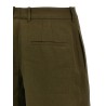Linen bermuda shorts