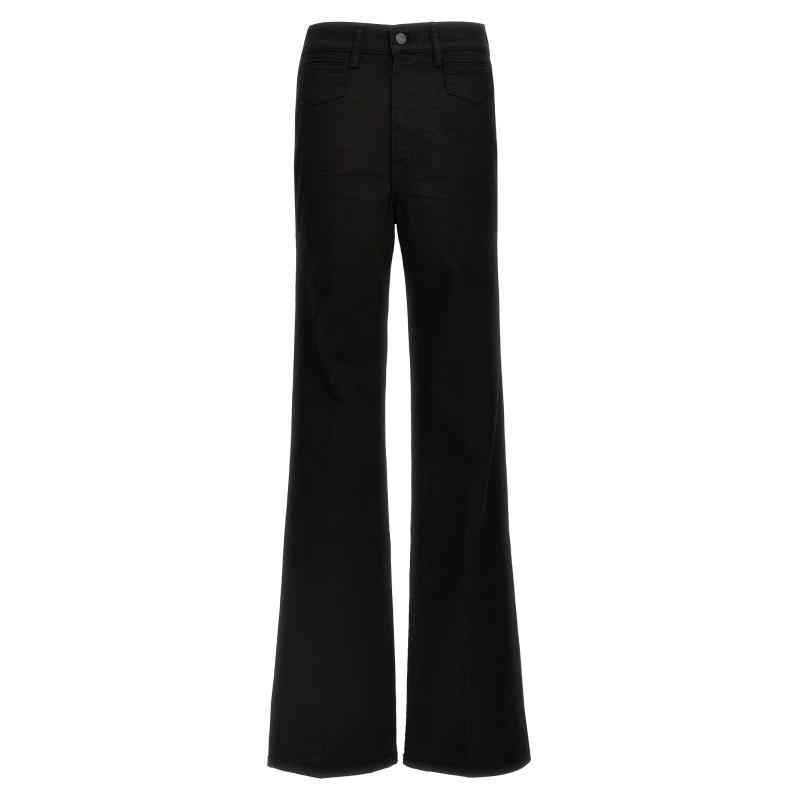 'Stretch Twill Denim Wide Flare' jeans
