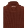 Ribbed polo shirt