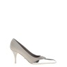 Satin pumps