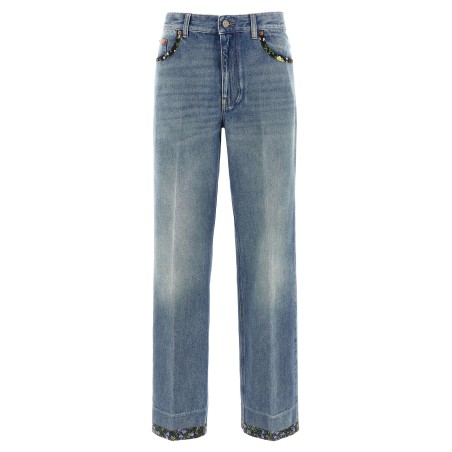 Valentino Garavani floral jeans