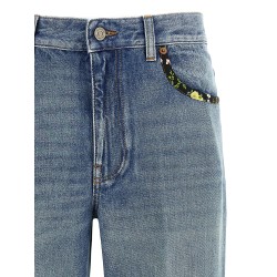Valentino Garavani floral jeans