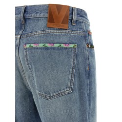Valentino Garavani floral jeans