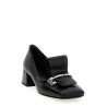 Leather pumps