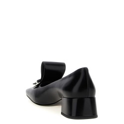 Leather pumps